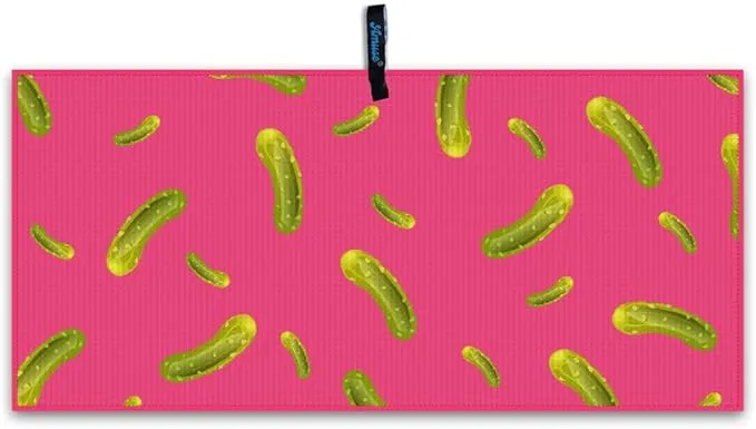 Amuse Sweat Towel - Cooling Pickleball and Golf Towels for Men and Women - Sports Gear Essentials and Bag Accessories – Funny Kitchen Gifts with Cool Balls Design