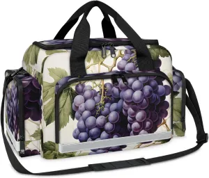Anti-Scratch Duffle Bag for Travel 25x17.7x11.2 Inch - Waterproof Duffel Bag for Camping Fitness, Durable EMS Gear for First Responders Juicy Grape