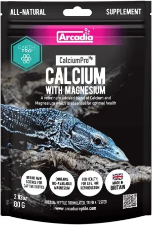 Arcadia EarthPro CalciumPro 2X Pack, 80g, White