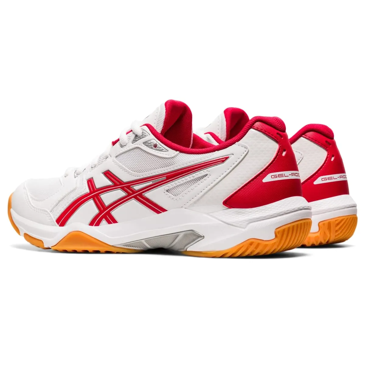 ASICS Women's Gel-Rocket 10 Indoor Court Shoes, 8, White/Classic RED