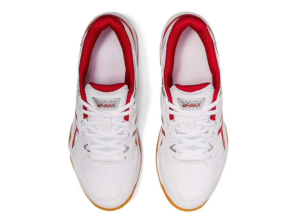 ASICS Women's Gel-Rocket 10 Indoor Court Shoes, 8, White/Classic RED