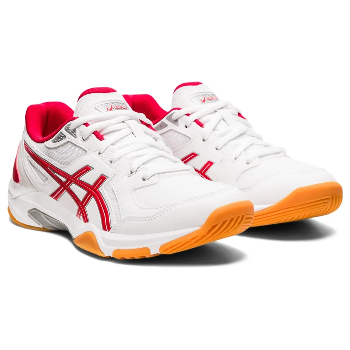 ASICS Women's Gel-Rocket 10 Indoor Court Shoes, 8, White/Classic RED