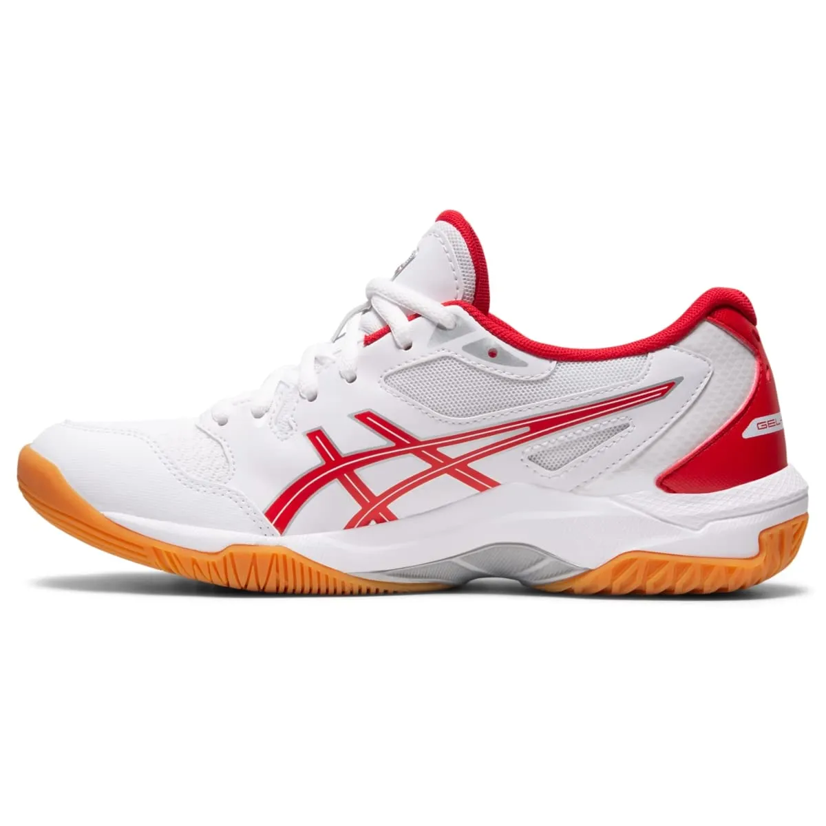 ASICS Women's Gel-Rocket 10 Indoor Court Shoes, 8, White/Classic RED