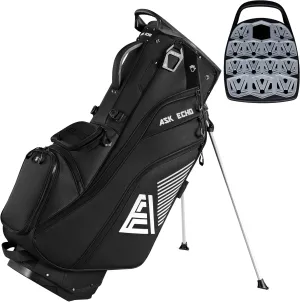 ASK ECHO 2025 ST- Lock Hybrid Mecha 14 Way Dividers Soundless Stand Bag with Grip Lock for Men & Women