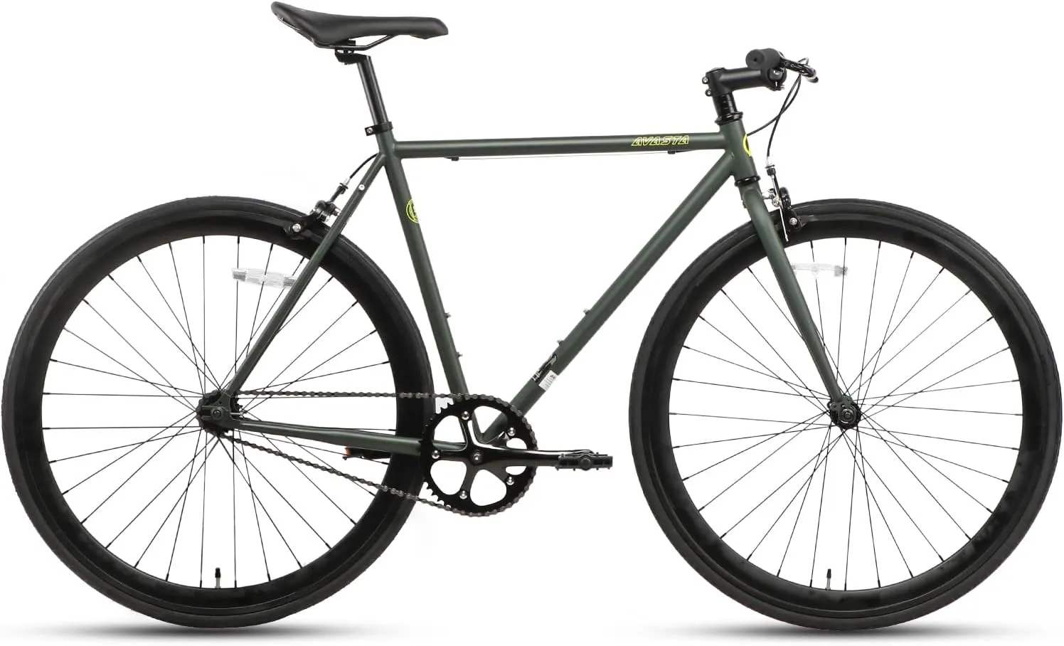 AVASTA Single-Speed Fixed Gear Urban Commuter Fixie Bike Flip Flop Hub Bicycle, Multiple Colors