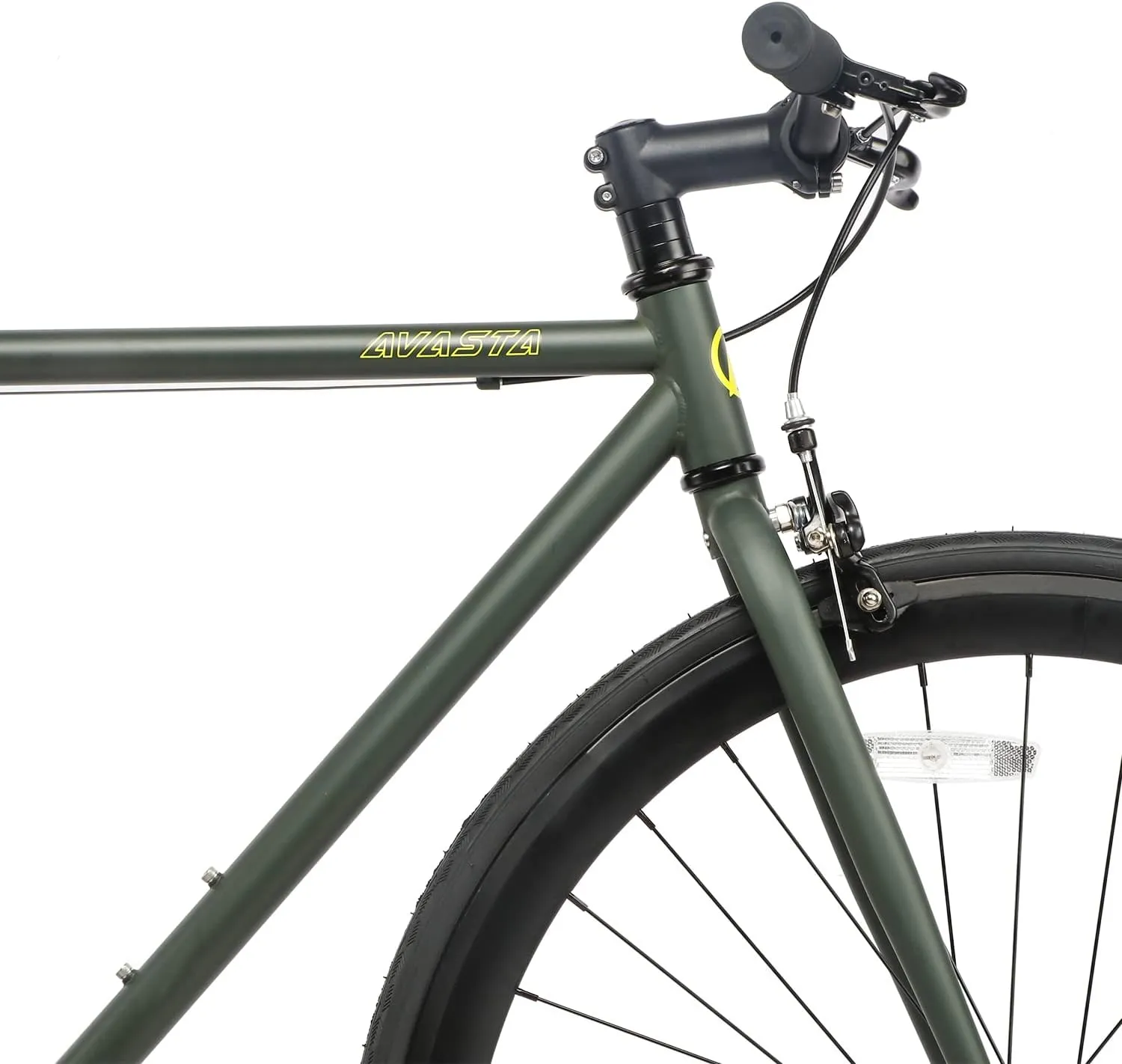 AVASTA Single-Speed Fixed Gear Urban Commuter Fixie Bike Flip Flop Hub Bicycle, Multiple Colors