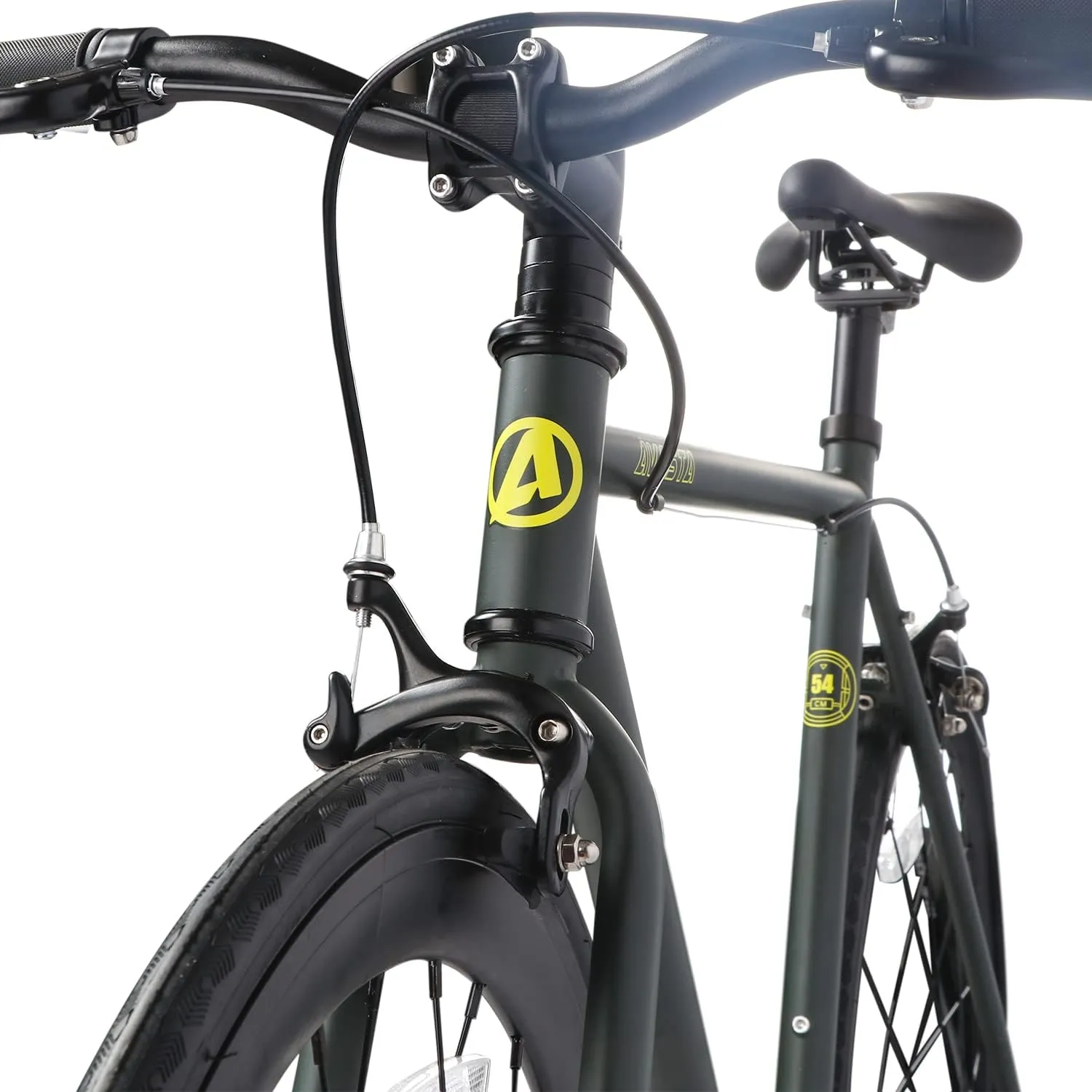AVASTA Single-Speed Fixed Gear Urban Commuter Fixie Bike Flip Flop Hub Bicycle, Multiple Colors