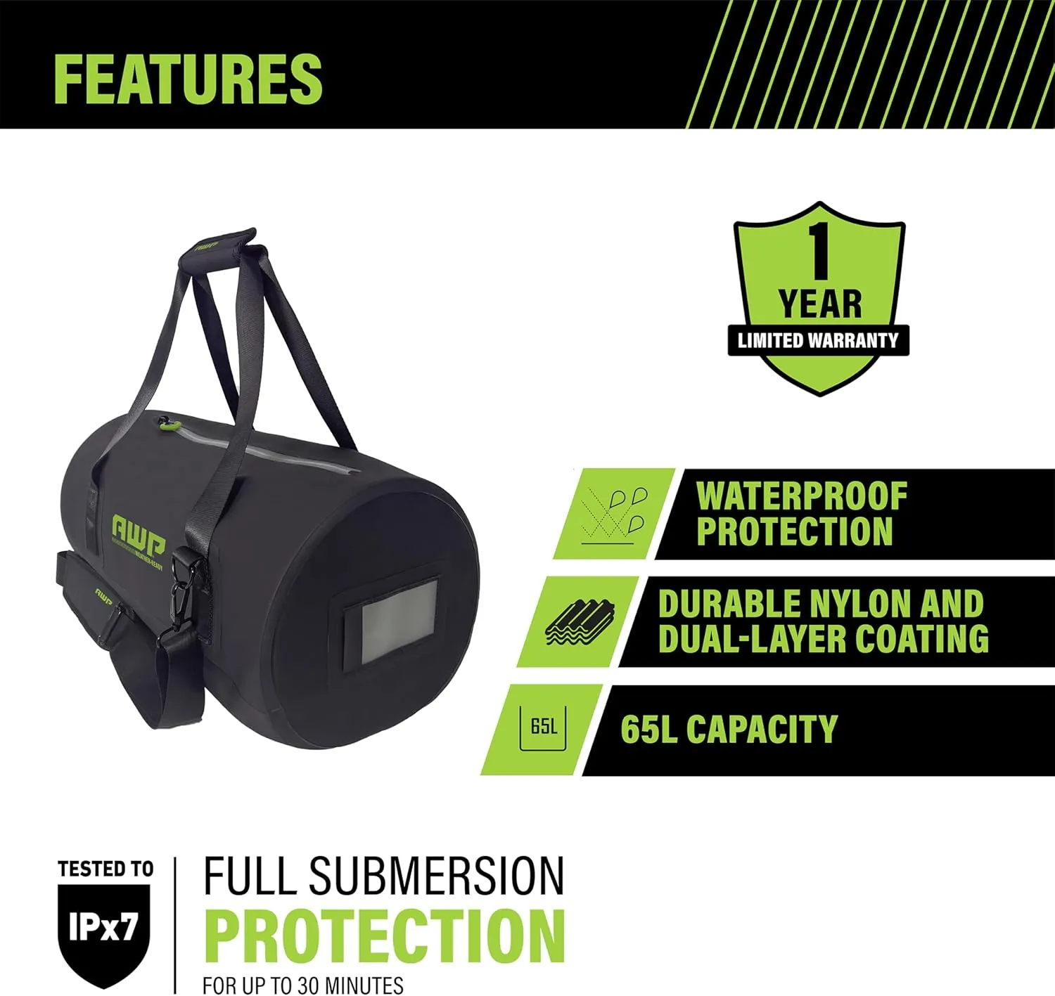 AWP Waterproof Duffel Bag