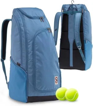 Axiom 9-Pack Racquet Bag 2.0 - Large Men's Tennis Bag 9 Racquet Capacity, Adjustable Dividers, Leakproof Shoe Pocket, Durable Materials, Perfect Tennis Gifts for Men & Pro Players