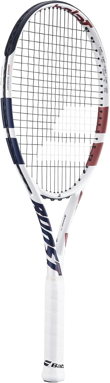 Babolat Boost Drive Strung Tennis Racquet (White)