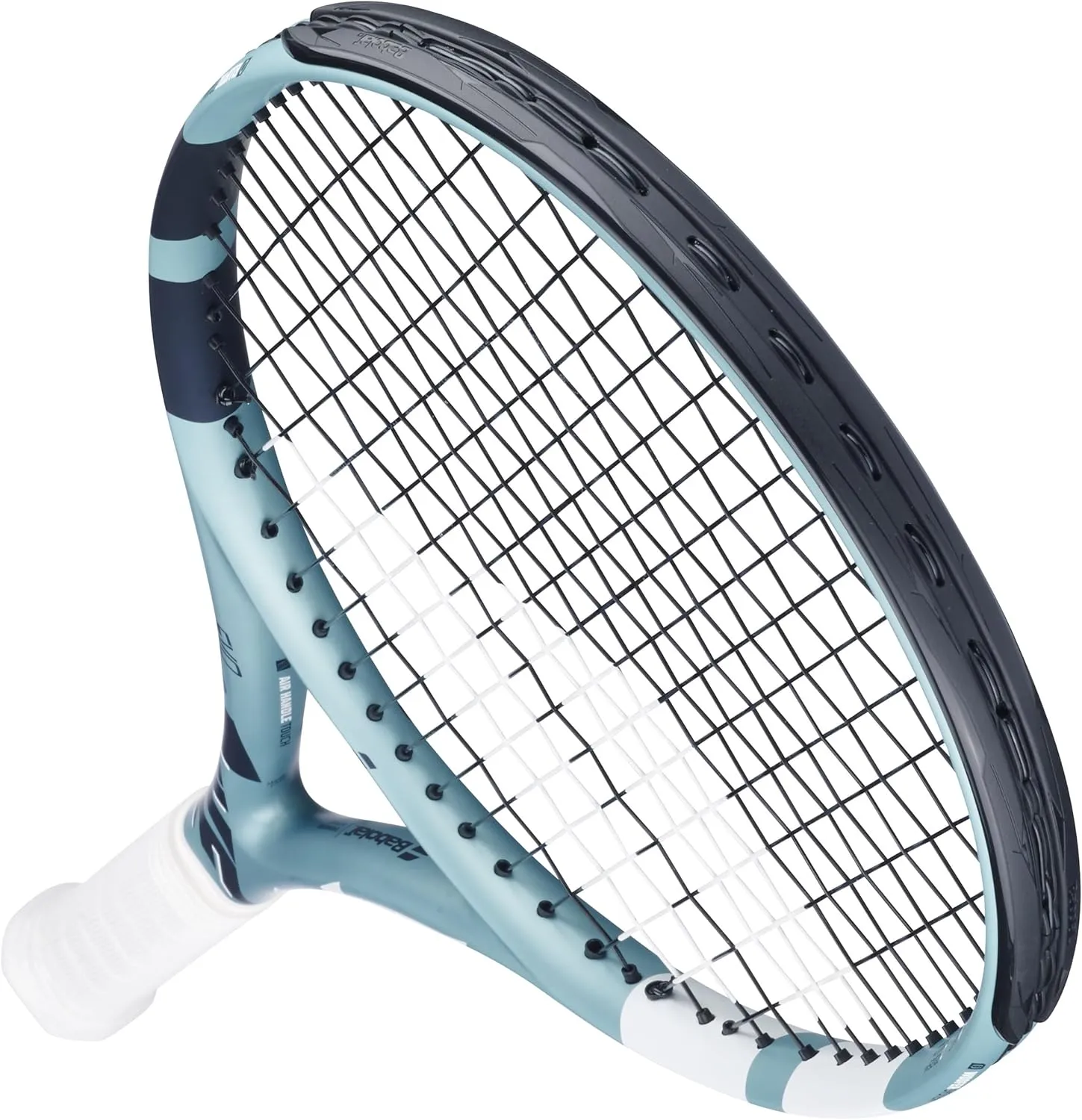 Babolat Evo Drive Lite 2nd Gen Tennis Racquet (Blue) Strung with 16g Syn Gut at Mid-Range Tension
