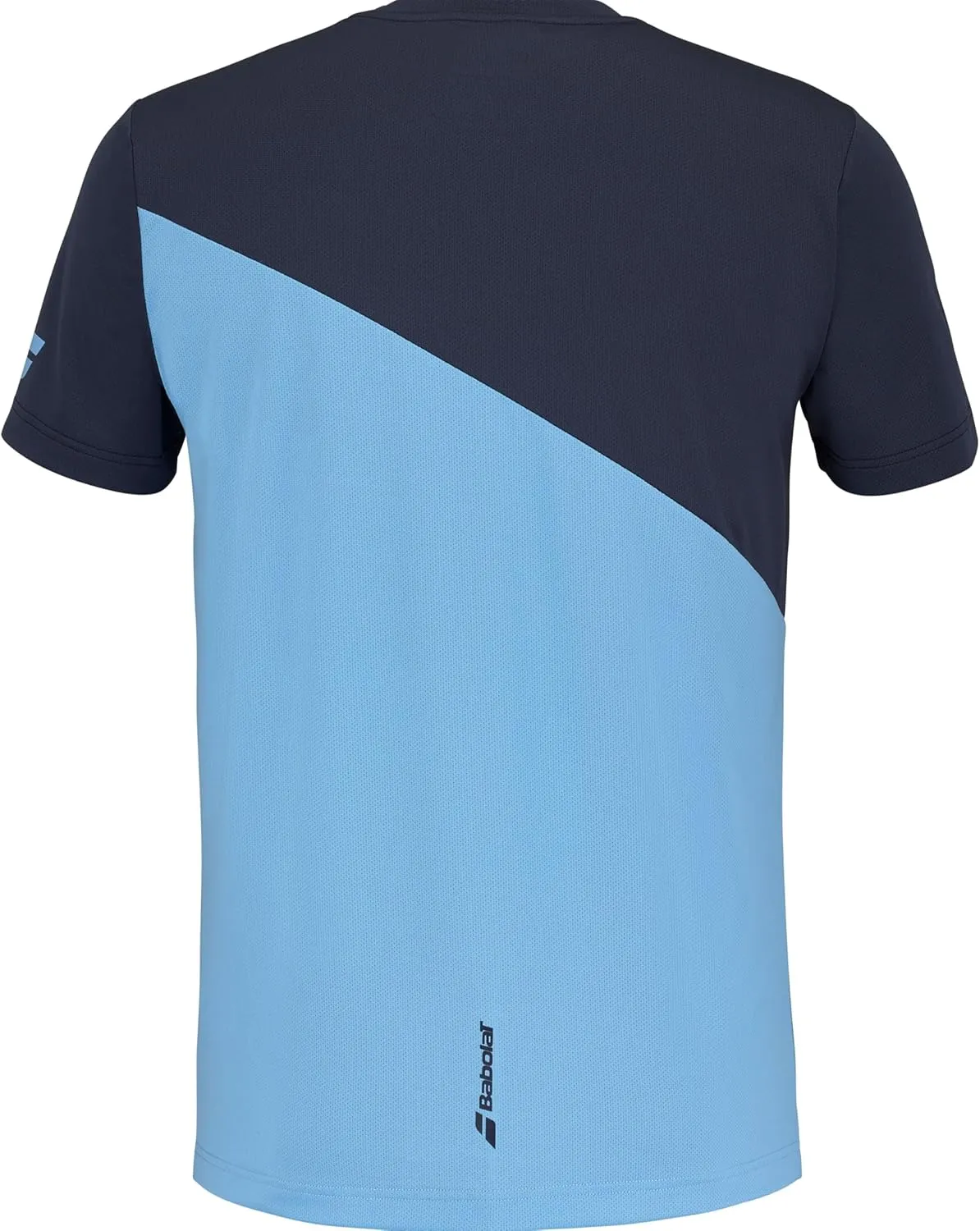 Babolat Men's Drive Crew Neck Tennis Training Tee (Drive Blue)