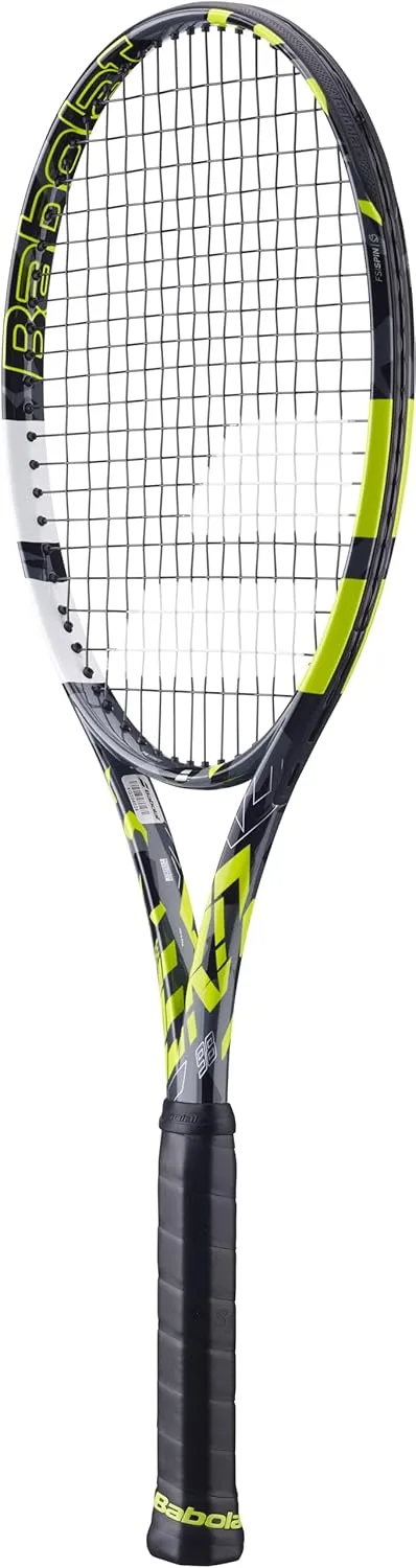 Babolat Pure Aero 98 Tennis Racquet Strung with 16g Syn Gut at Mid-Range Tension