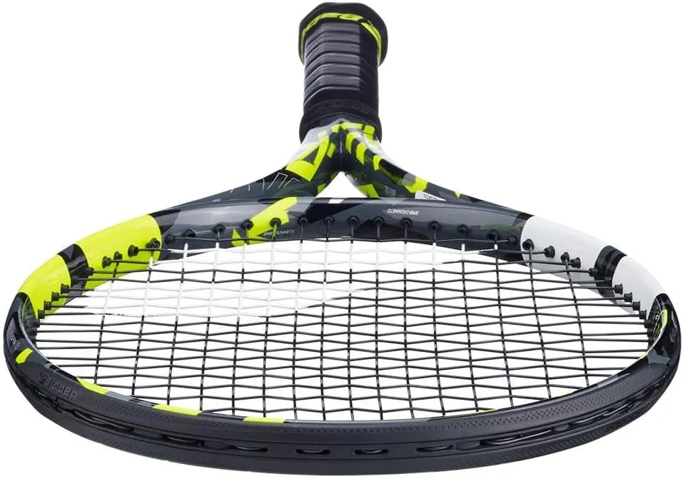 Babolat Pure Aero 98 Tennis Racquet Strung with 16g Syn Gut at Mid-Range Tension