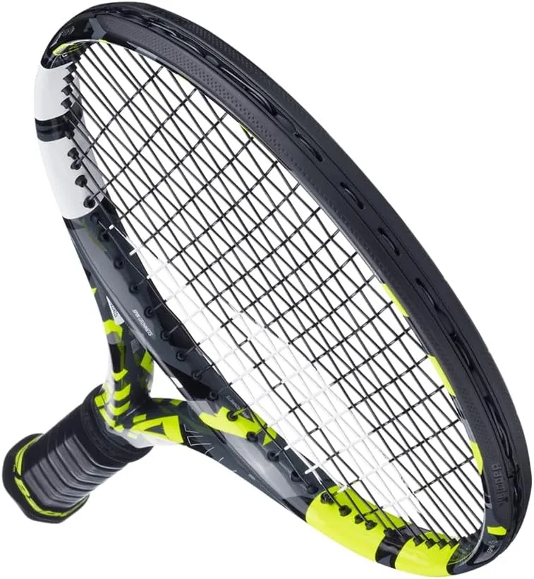 Babolat Pure Aero 98 Tennis Racquet Strung with 16g Syn Gut at Mid-Range Tension