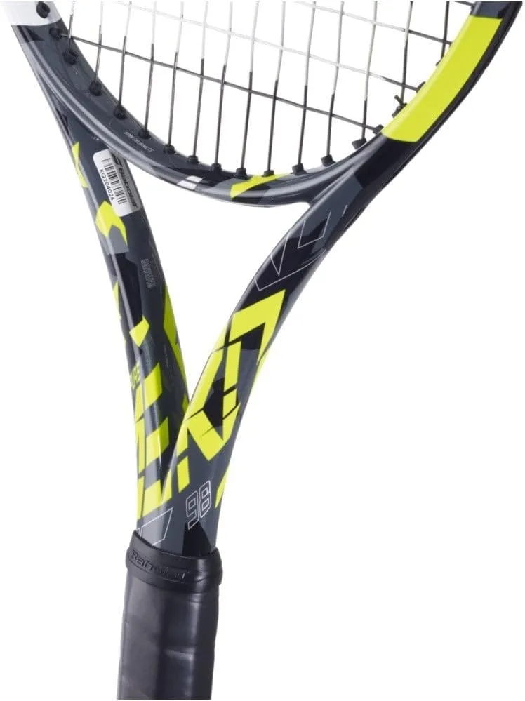 Babolat Pure Aero 98 x2 Tennis Racquet Strung with 16g Syn Gut at Mid-Range Tension