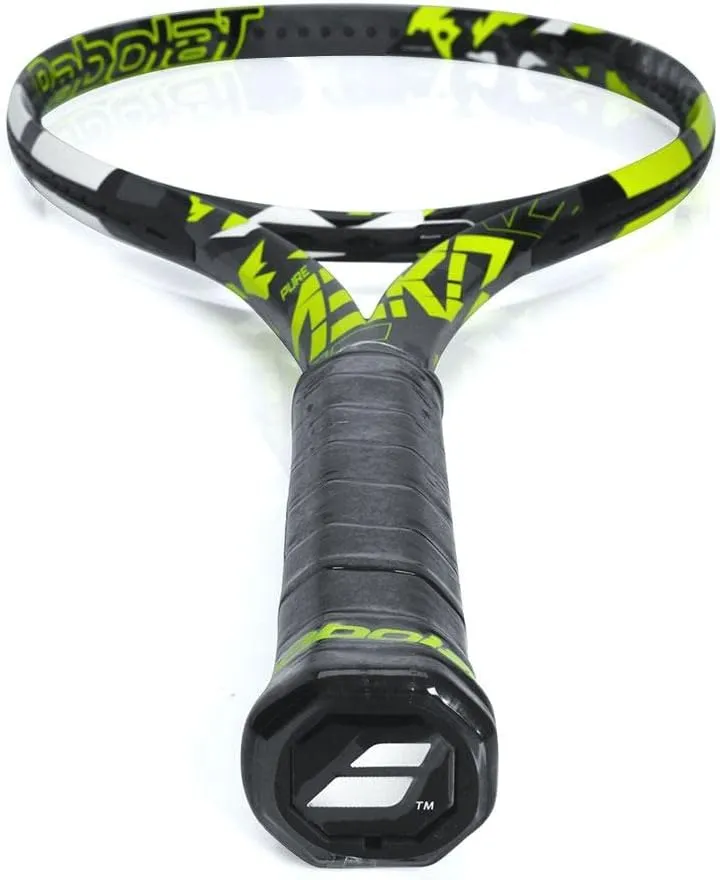 Babolat Pure Aero Tennis Racquet (7th Gen) Strung with Synthetic Gut at Mid Range Tension
