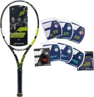 Babolat Pure Aero Tennis Racquet (7th Gen) Strung with Your Choice of String (4 1/2)