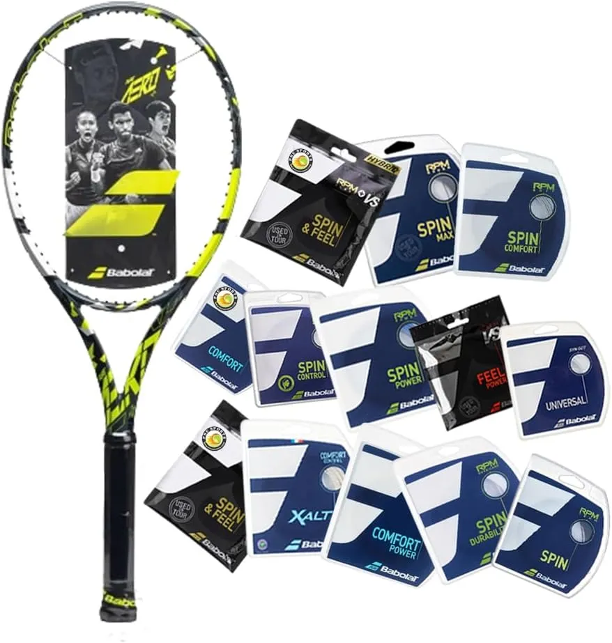 Babolat Pure Aero Tennis Racquet (Choice of String and Tension) (4 1/2)