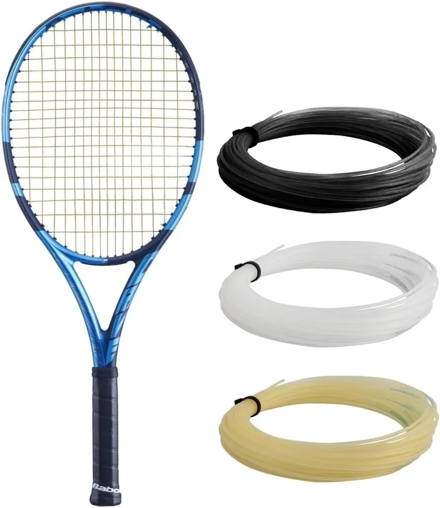 Babolat Pure Drive 107 Tennis Racquet (10th Gen) Strung with 16g Babolat Syn Gut at Mid-Range Tension