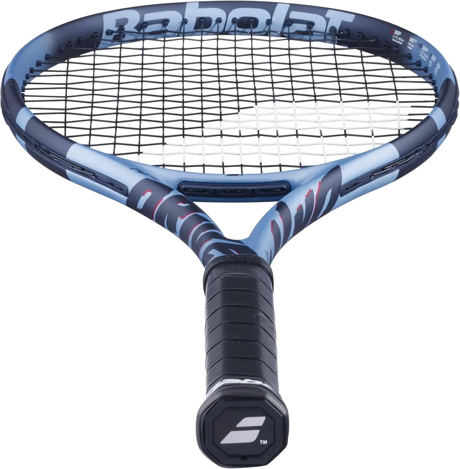 Babolat Pure Drive Plus 11th Gen Tennis Racquet Strung with 16g Syn Gut at Mid-Range Tension