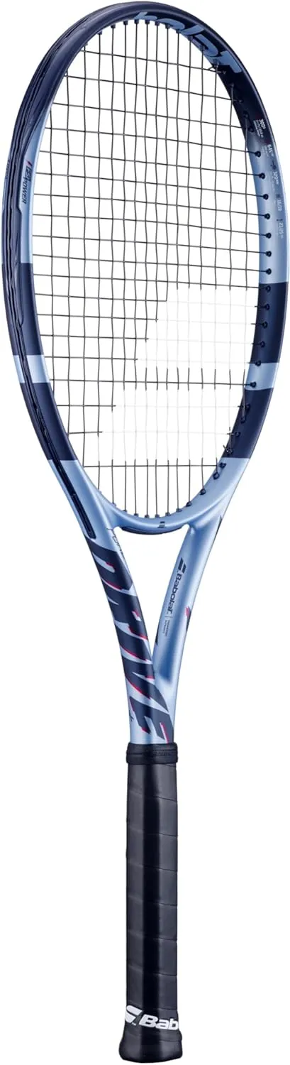 Babolat Pure Drive Plus 11th Gen Tennis Racquet Strung with 16g Syn Gut at Mid-Range Tension