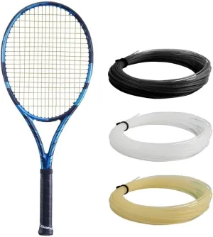 Babolat Pure Drive Tennis Racquet - Strung with 16g White Syn Gut at Mid-Range Tension (4 1/4" Grip)