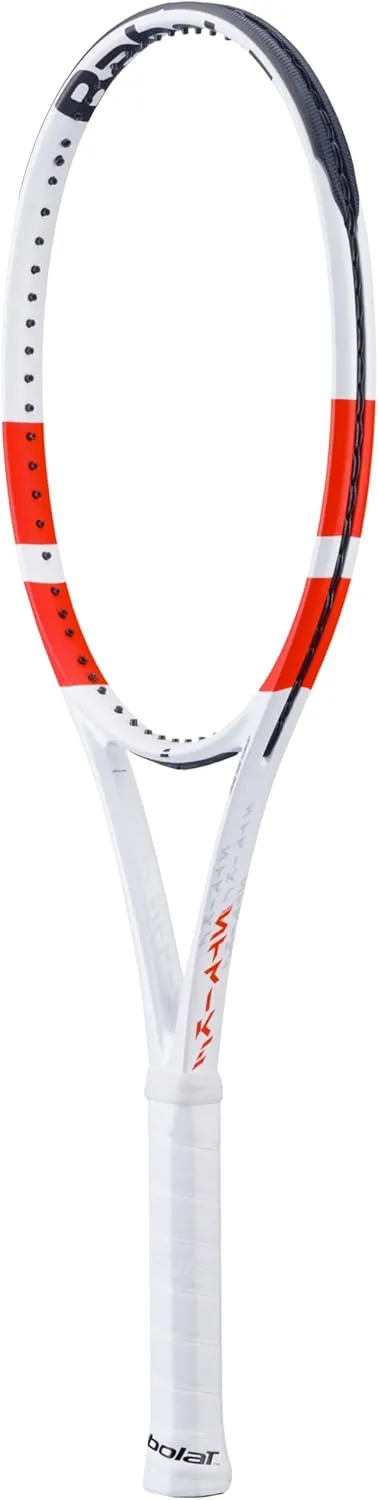 Babolat Pure Strike 100 16x19 Tennis Racquet (4th Gen) - Strung with 16g Babolat Syn Gut at Mid-Range Tension