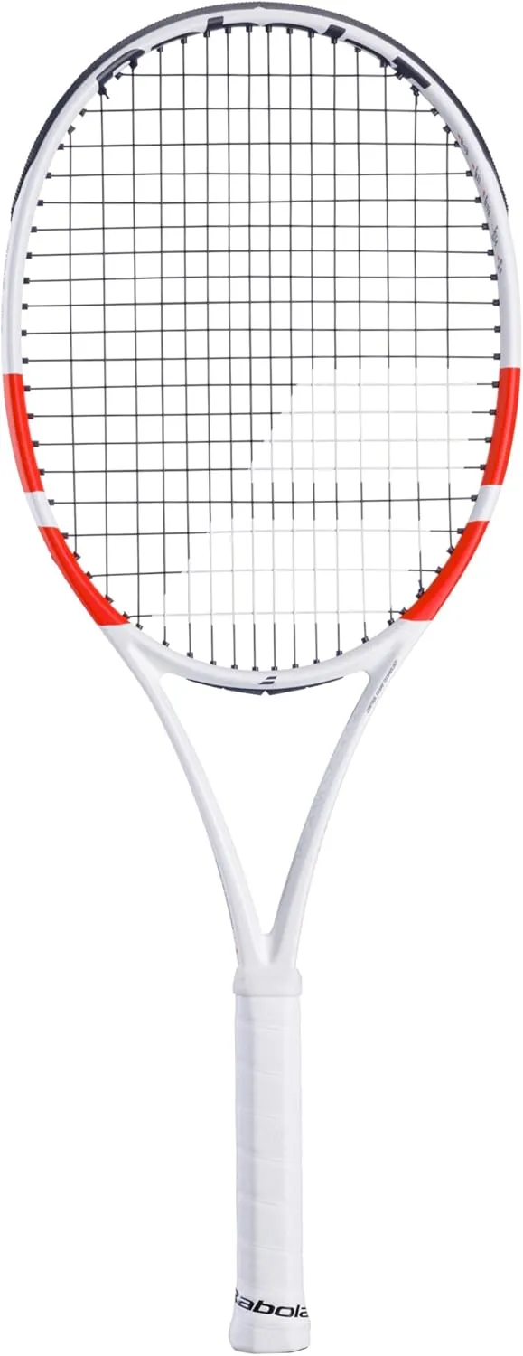 Babolat Pure Strike 100 16x19 Tennis Racquet (4th Gen) - Strung with 16g Babolat Syn Gut at Mid-Range Tension