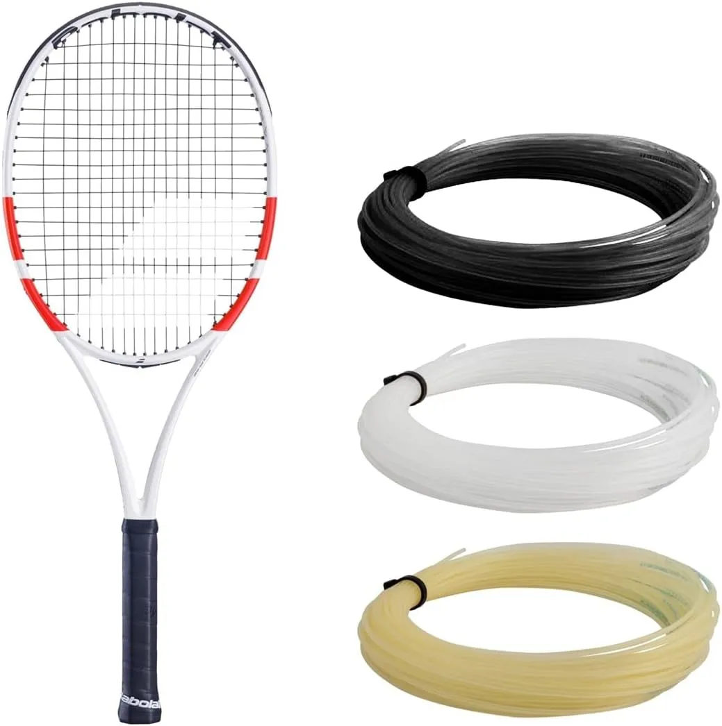 Babolat Pure Strike 100 16x19 Tennis Racquet (4th Gen) - Strung with 16g Babolat Syn Gut at Mid-Range Tension