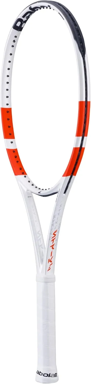 Babolat Pure Strike Team Tennis Racquet (4th Gen) - Strung with 16g Babolat Syn Gut at Mid-Range Tension