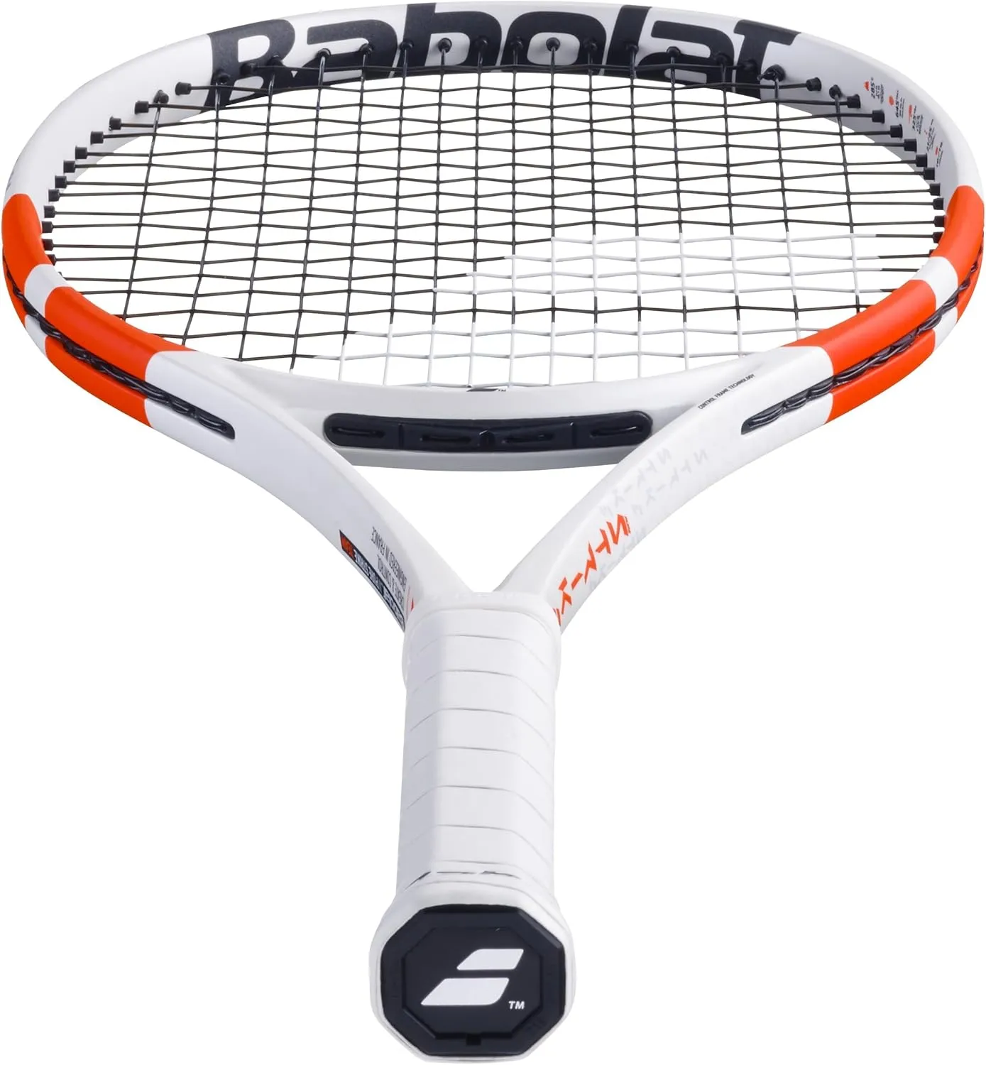 Babolat Pure Strike Team Tennis Racquet (4th Gen) - Strung with 16g Babolat Syn Gut at Mid-Range Tension