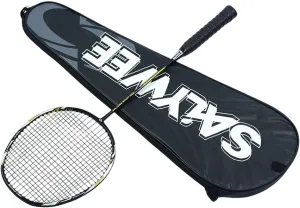 Badminton Racket 95G Casual Entertainment Portable Shuttlecock Racket with Carrying Bag for Sports Gym Backyard Garden Beach