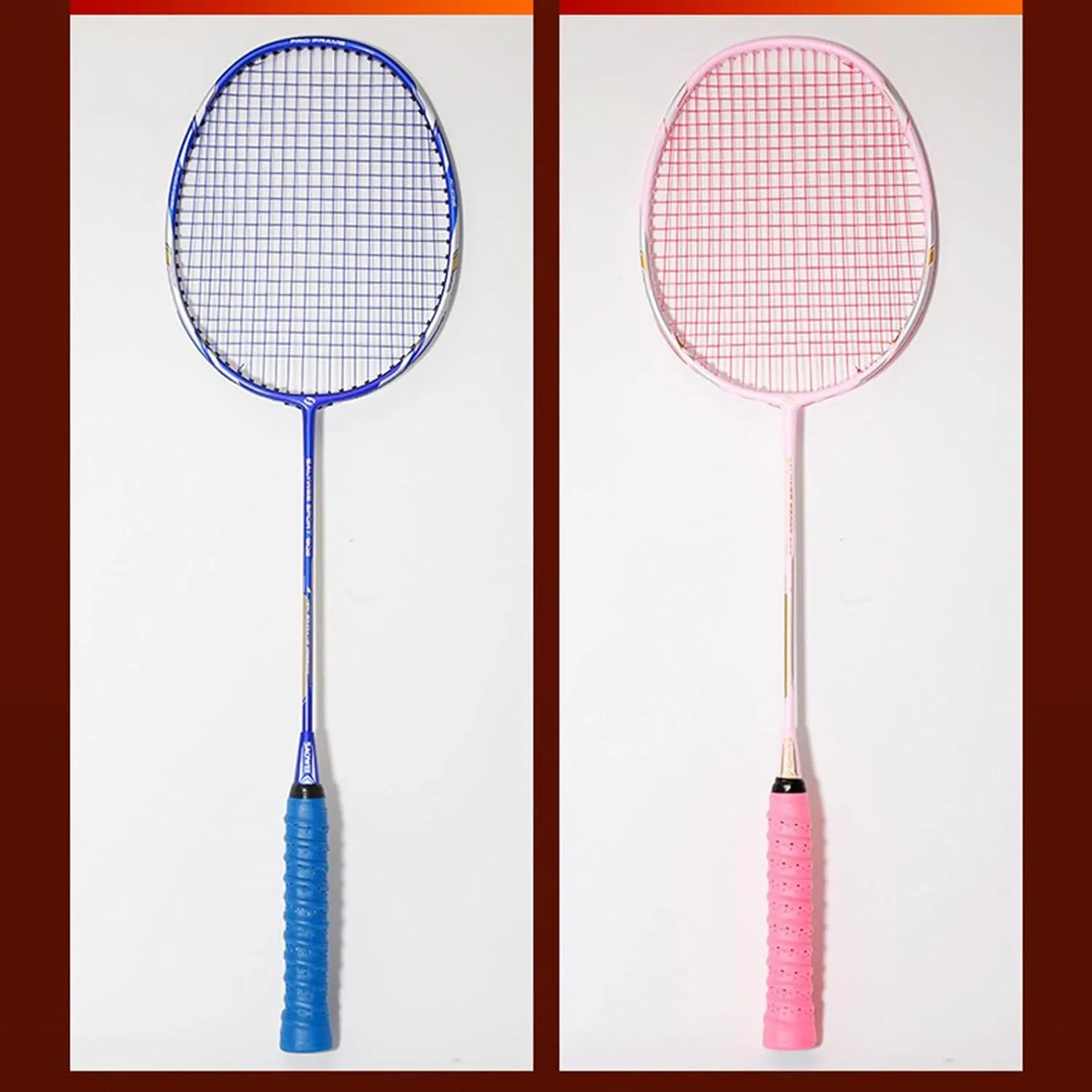 Badminton Racket 95G for Adults Family Professional with Carrying Bag Shuttlecock Racket for Garden Sports Backyard Casual