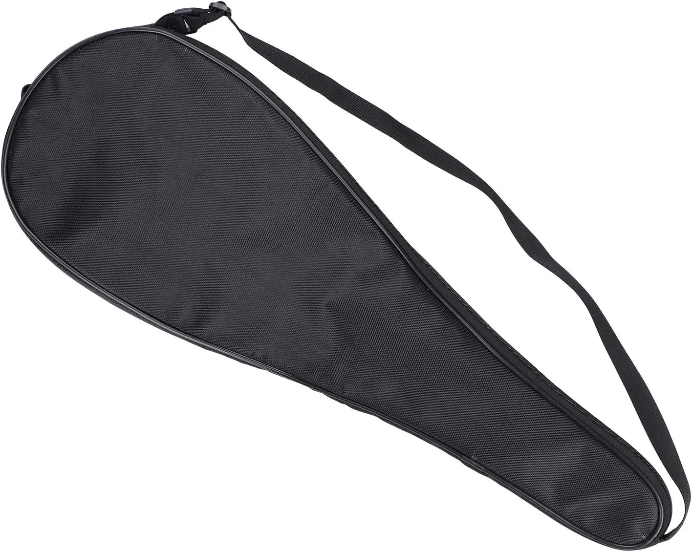 Badminton Racket Bag Lightweight Waterproof Racket Cover Bag Multi-use Racket Shoulder Bag Portable Squash Racket Cover with Zipper Closure&Adjustable Strap for Men Women Outdoor Indoor Sports