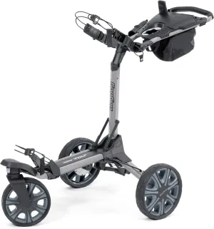 Bag Boy Volt Electric Golf Push Cart | Compact Remote Controlled Trolley with 36 Hole Lithium Battery, 9 Speeds, Excess Storage Space, Anti-Tip 4th Wheel, 2 Step Fold and TrueLine Tracking