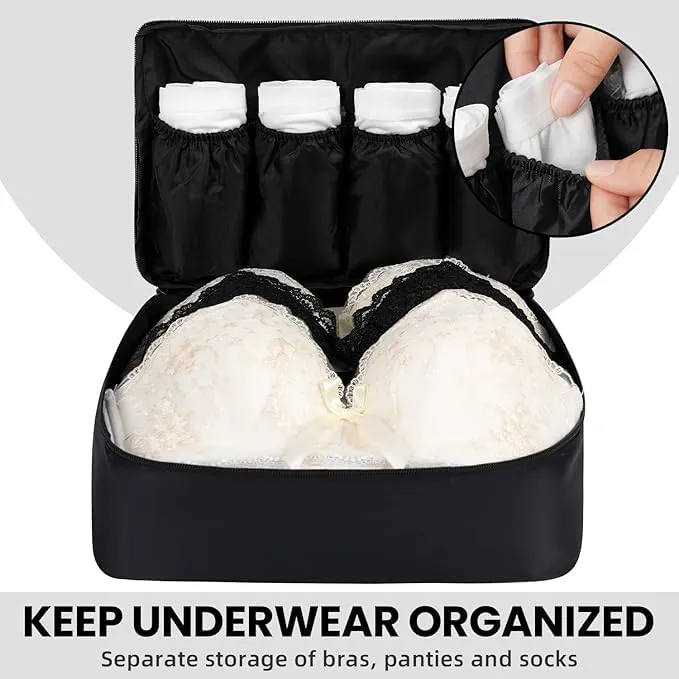 BAGAIL 8 Set Packing Cubes and 9 Set Luggage Packing Organizers U1