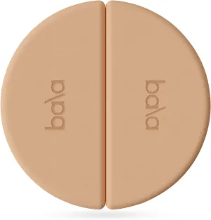 Bala Balance Blocks 2 Pack, Yoga Blocks for Working Out, (Sand) - Semi-Circular Yoga Accessories for Stretching & Exercise - Yoga Equipment for Home Workout - Yoga Block Essentials for Women & Men