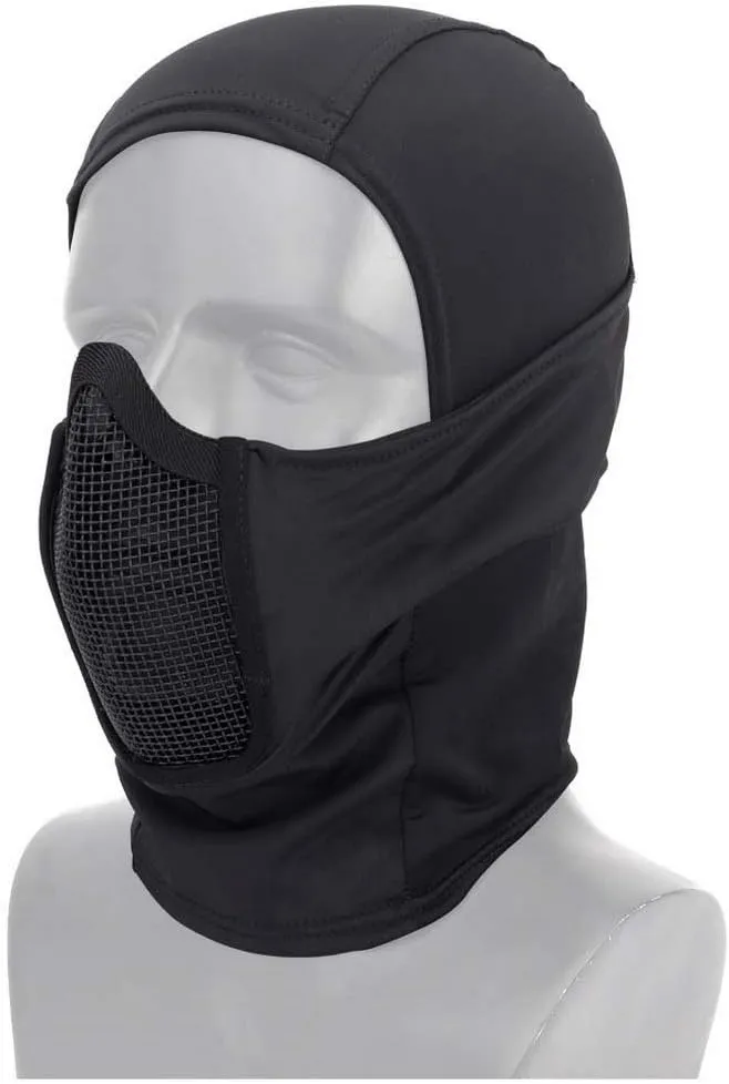 Balaclava Mesh Mask with Full Face Cover Anti-dust Windproof for Paintball Airsoft