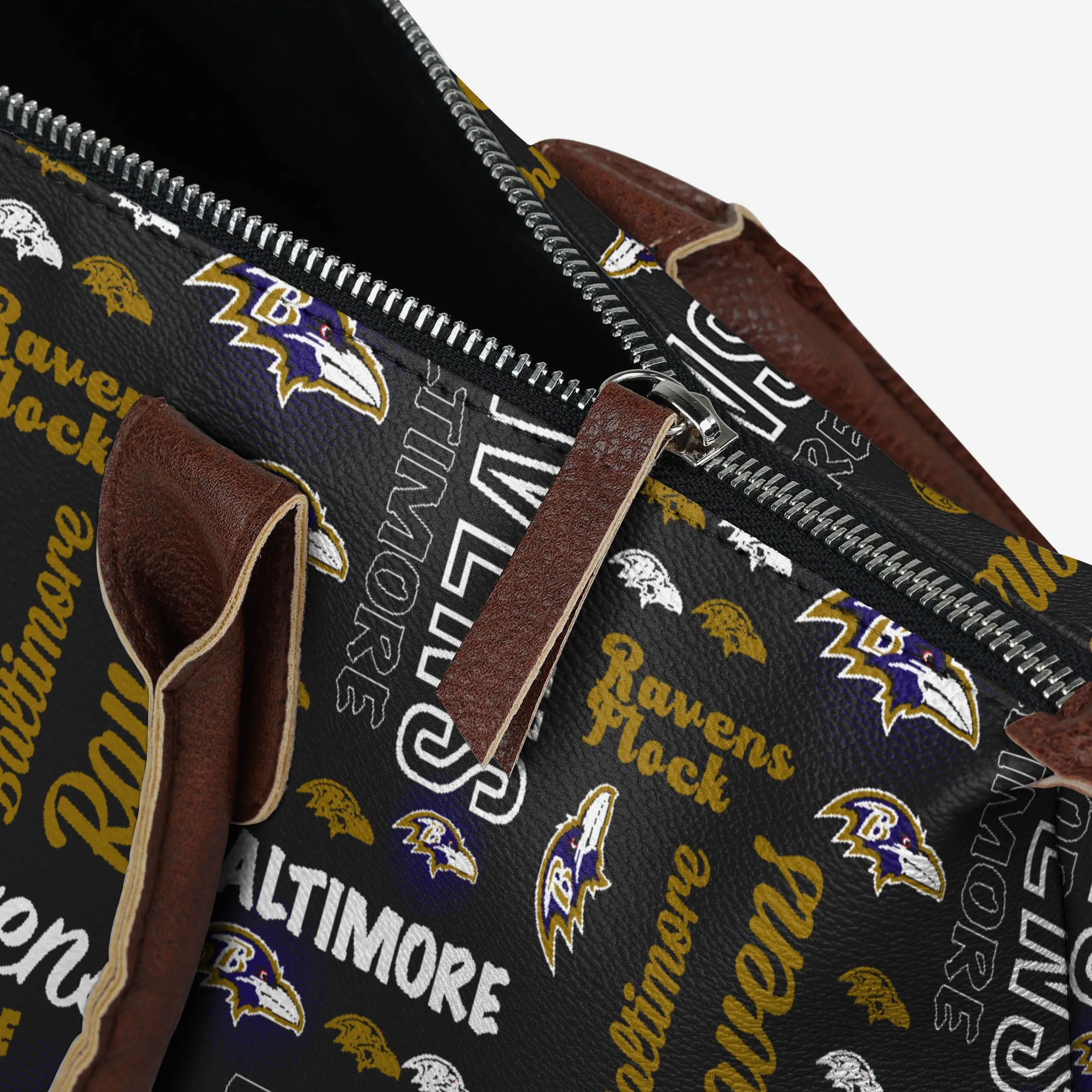 Baltimore Ravens Spirited Style Printed Collection Tote Bag