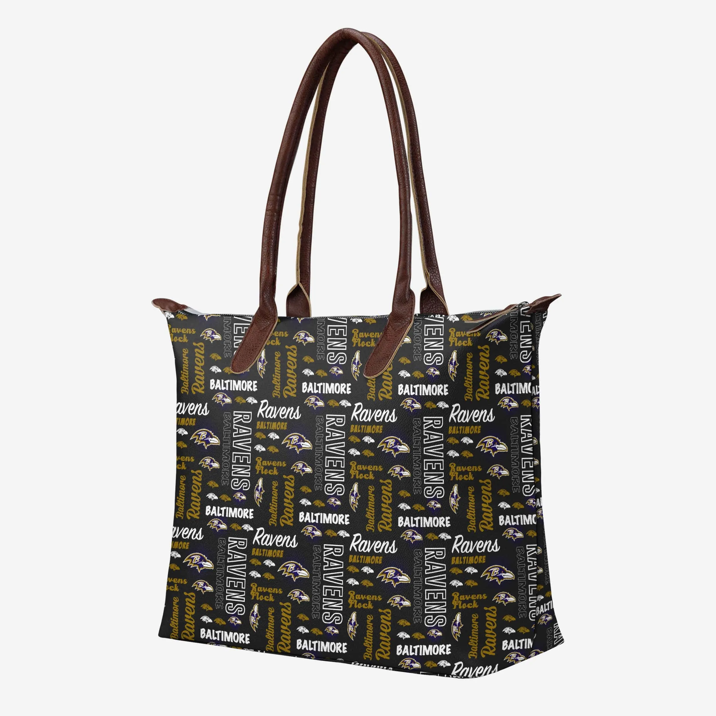 Baltimore Ravens Spirited Style Printed Collection Tote Bag