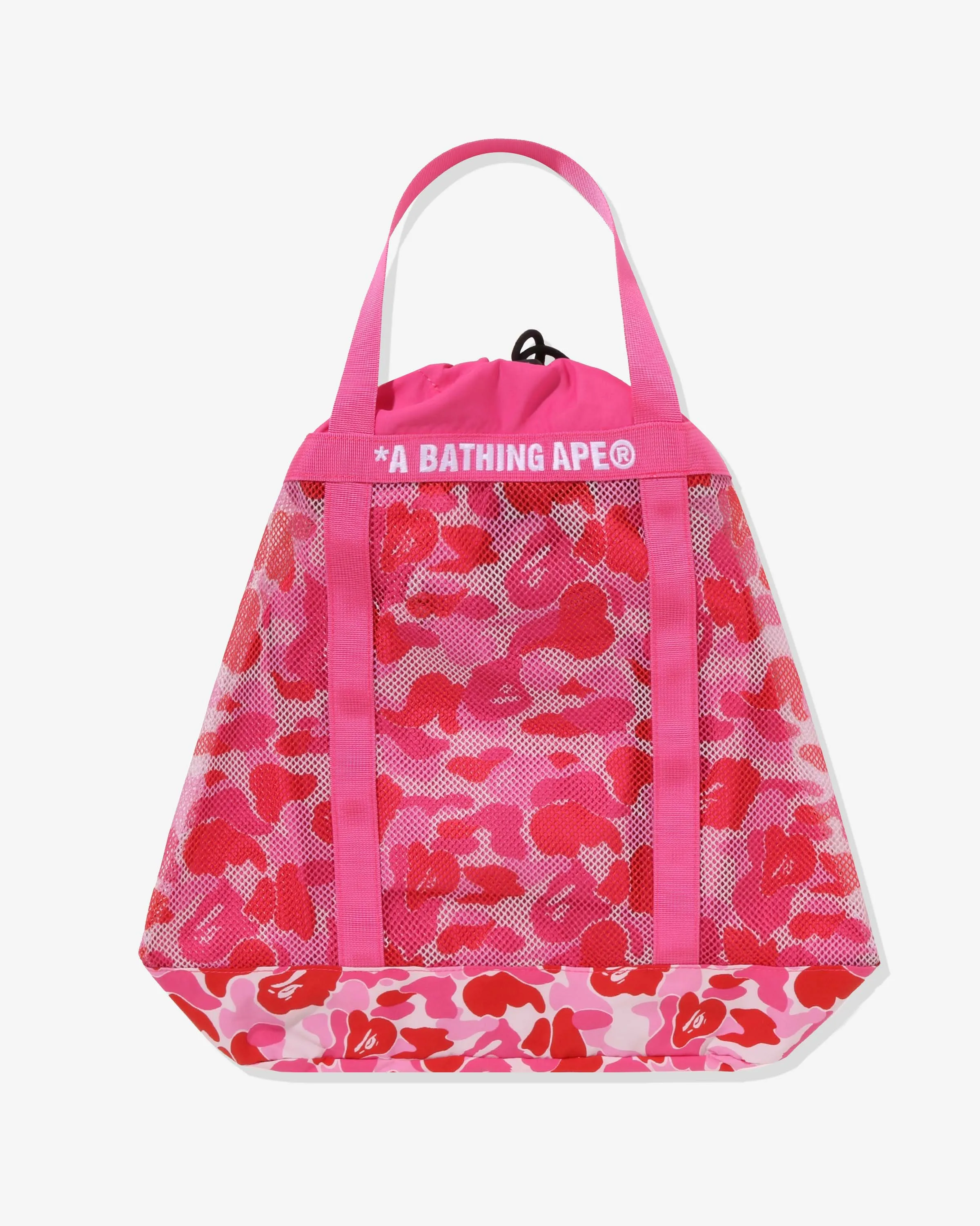 BAPE ABC CAMO MESH TOTE BAG