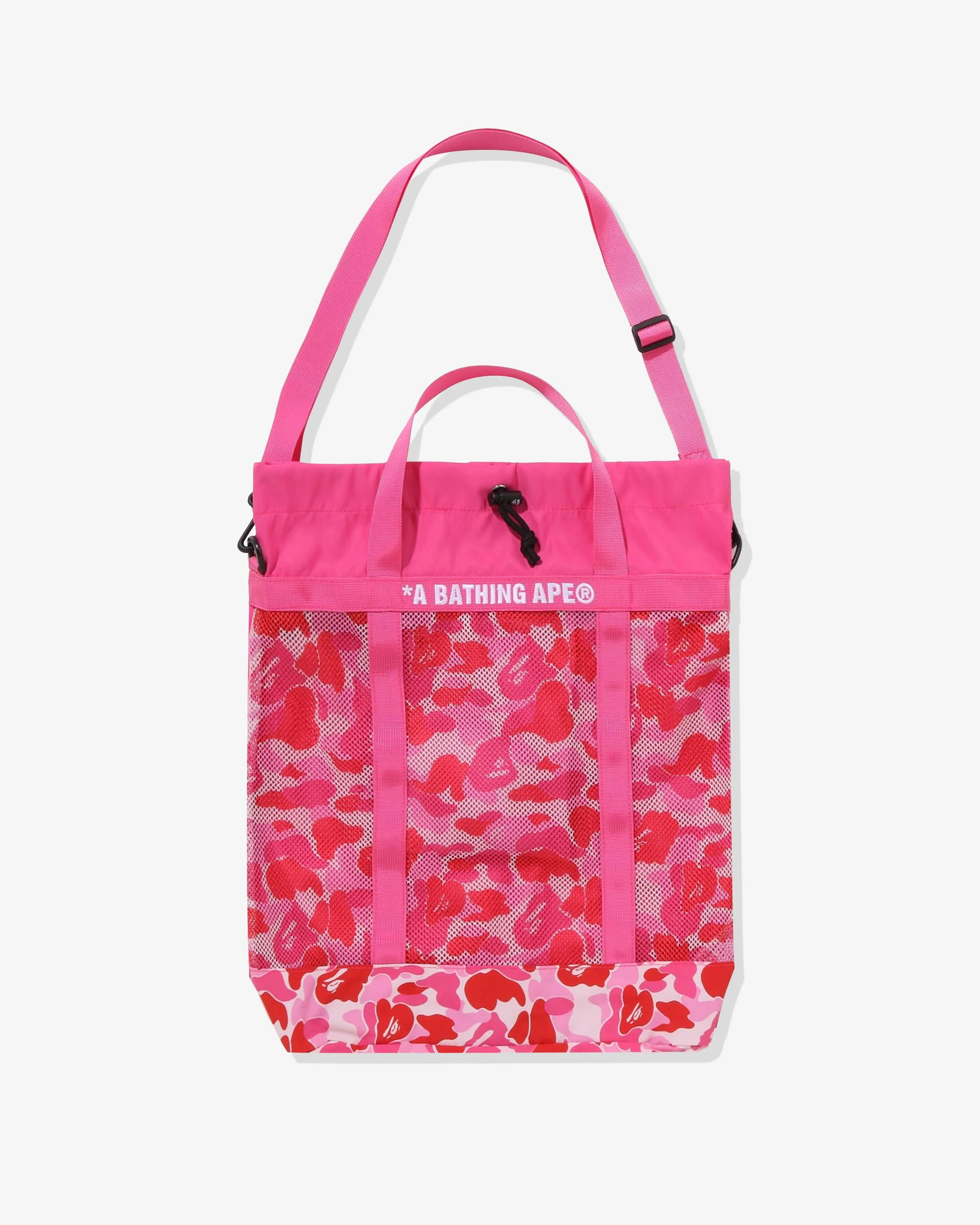 BAPE ABC CAMO MESH TOTE BAG