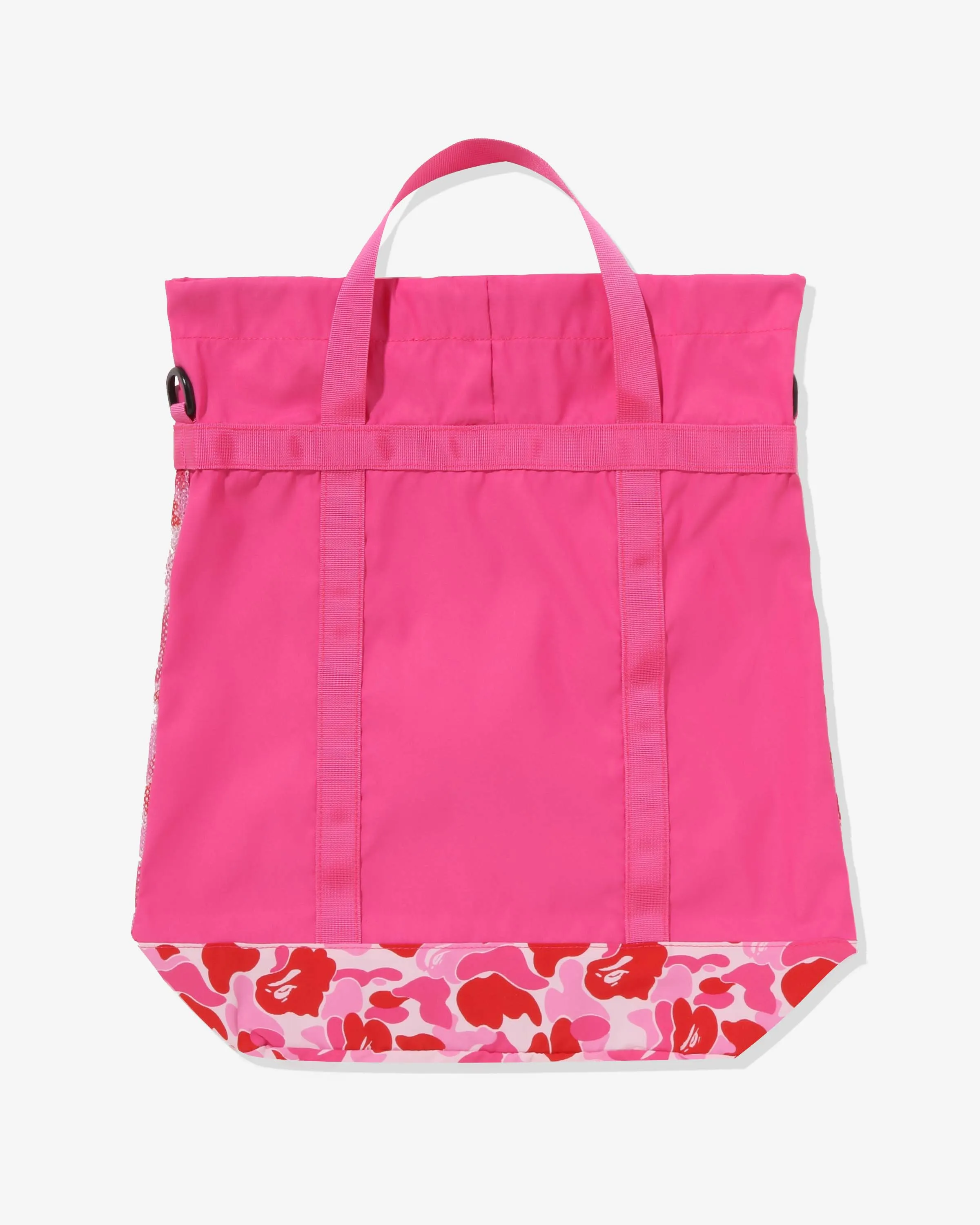 BAPE ABC CAMO MESH TOTE BAG