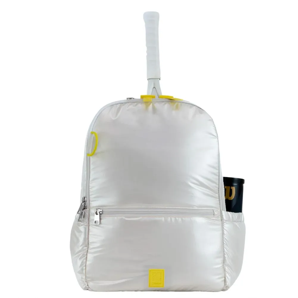 Baseliner Tennis Backpack Pearl White