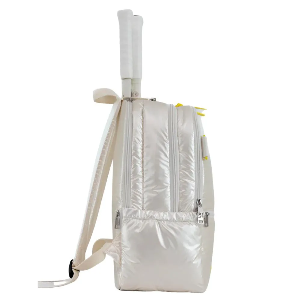 Baseliner Tennis Backpack Pearl White