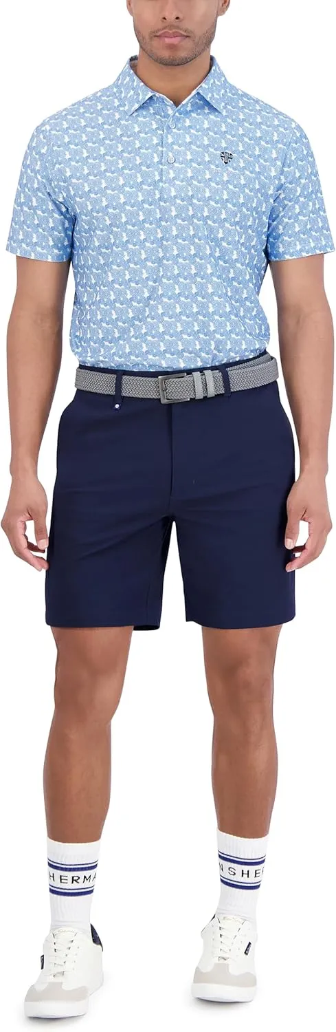 Ben Sherman Men's Performance Golf Polo– Stretch, Extra Soft Fabric, Moisture-Wicking, Odor Resistant