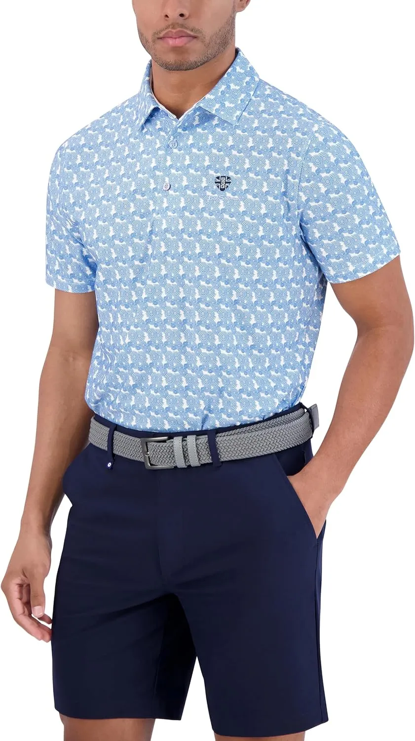 Ben Sherman Men's Performance Golf Polo– Stretch, Extra Soft Fabric, Moisture-Wicking, Odor Resistant