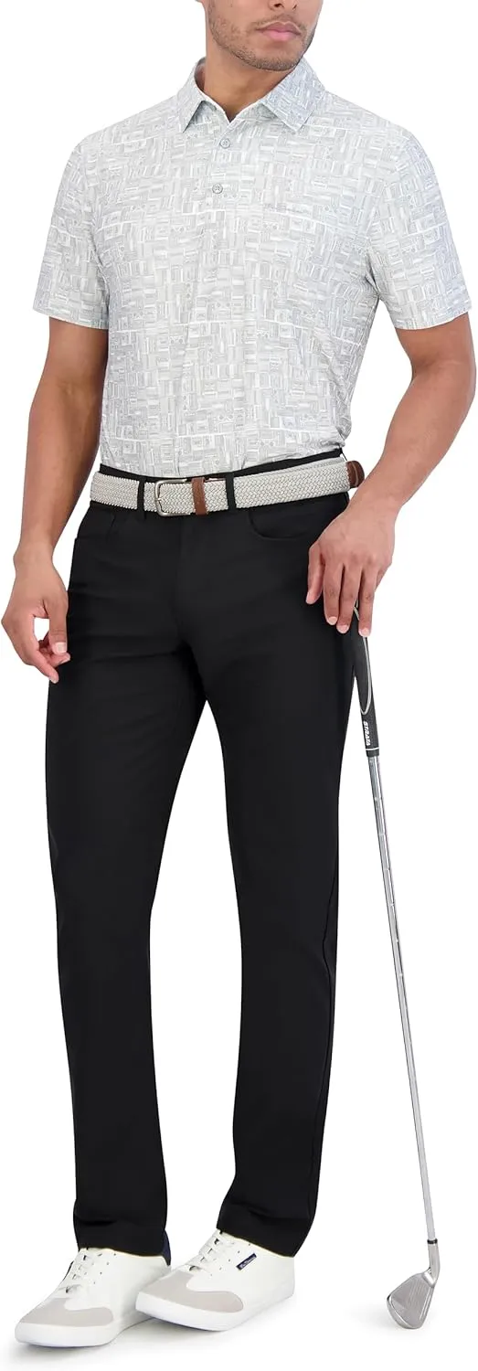 Ben Sherman Men's Performance Golf Polo– Stretch, Extra Soft Fabric, Moisture-Wicking, Odor Resistant