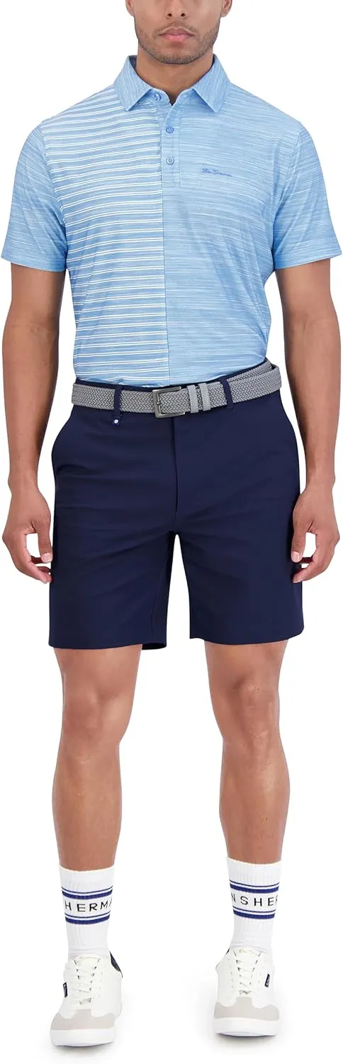 Ben Sherman Men's Performance Luxury Golf Polo Shirt